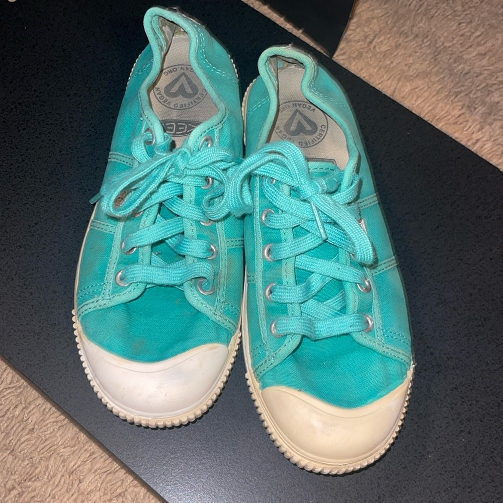 Keen Teal/Turquoise Canvas Sneakers